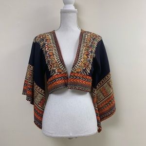 Vintage hippie boho tunic dashiki bolero